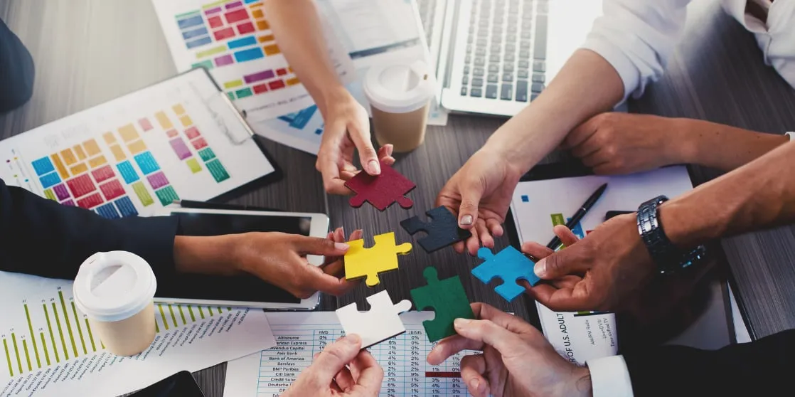 Data integration pipeline connecting CRM, ERP and marketing platforms into one source of truth