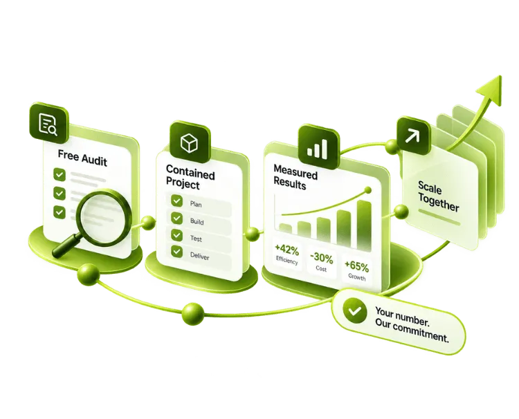 A scoped AIRIZZ pilot project measured against a client-defined success metric